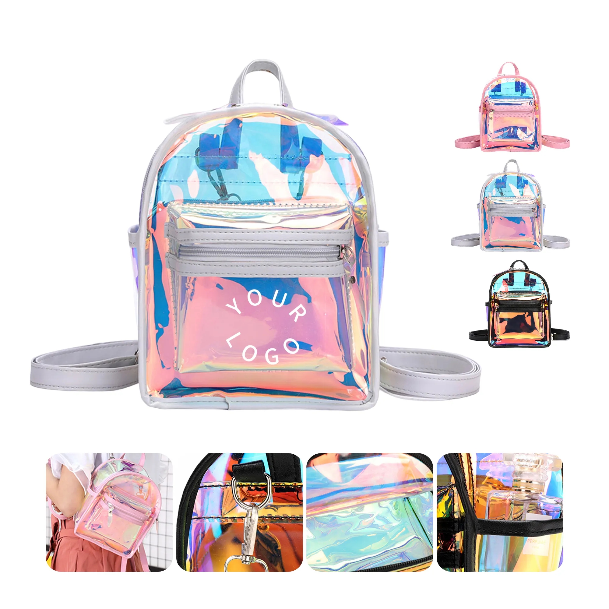 Transparent Jelly Mini Bag with Adjustable Shoulder Strap 1