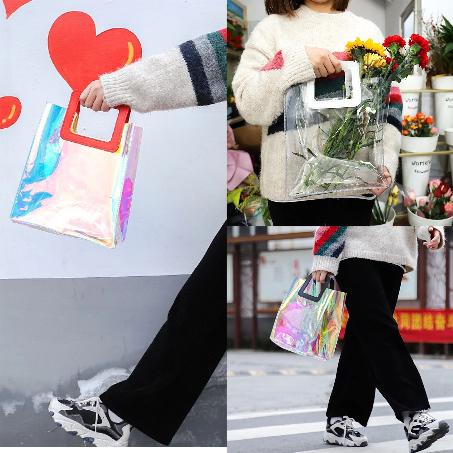 Pvc Holographic Clear Bag 6
