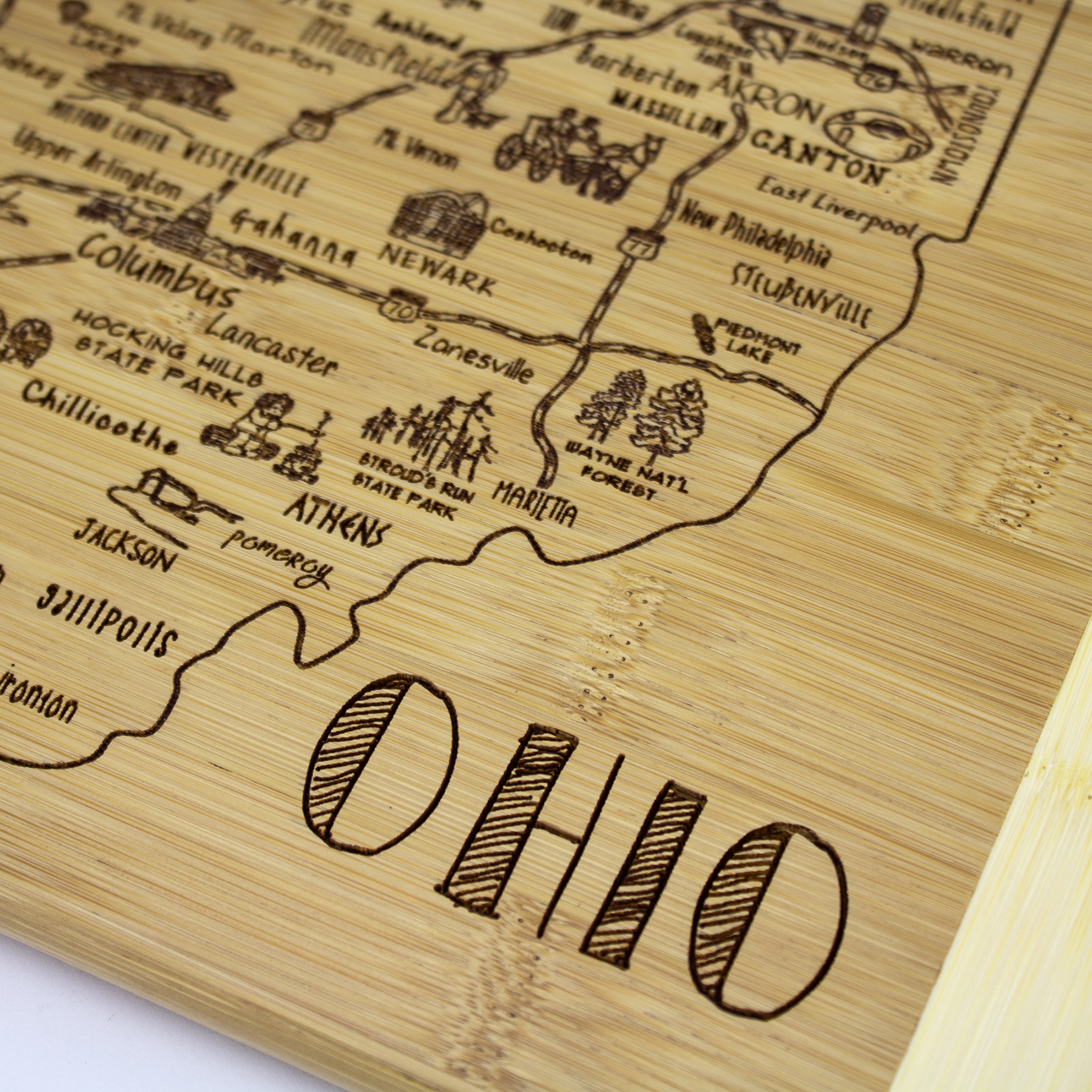 A Slice of Life Ohio Serving & Cutting Board 4