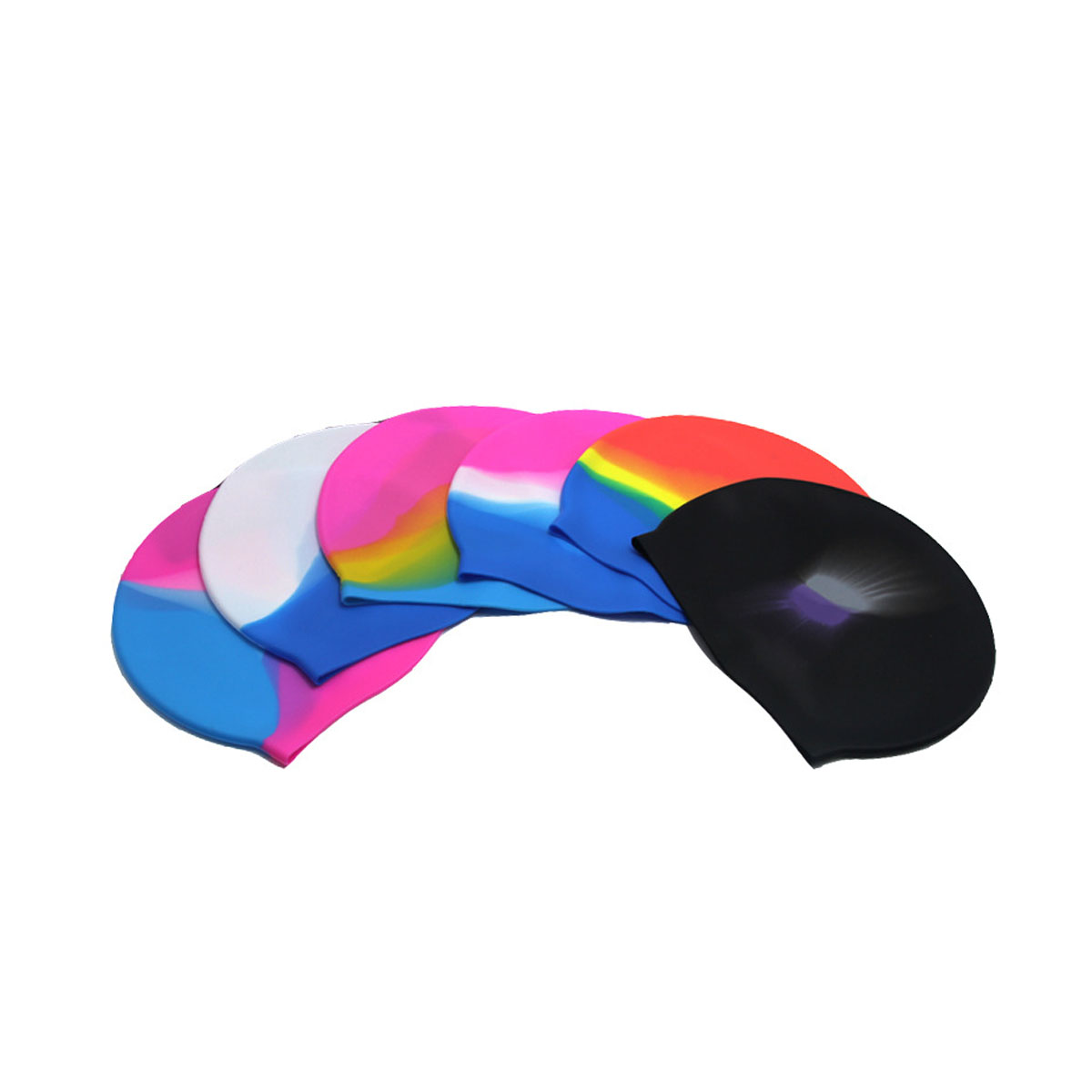 Kids Cute Pattern Silicone Swim Caps 4