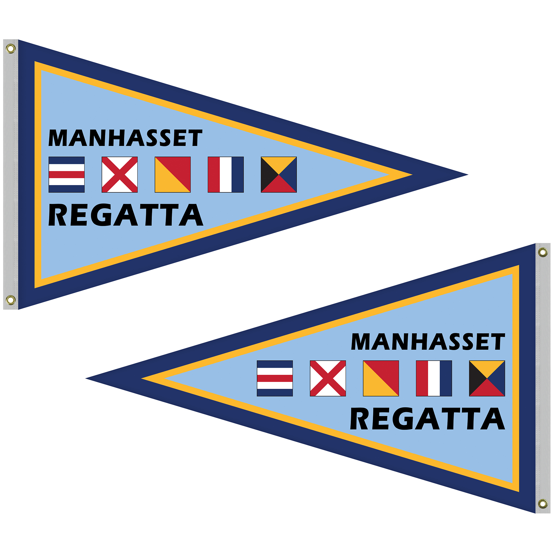 Double Sided Knitted Polyester Pennant Boat Flag (36"x60") 5