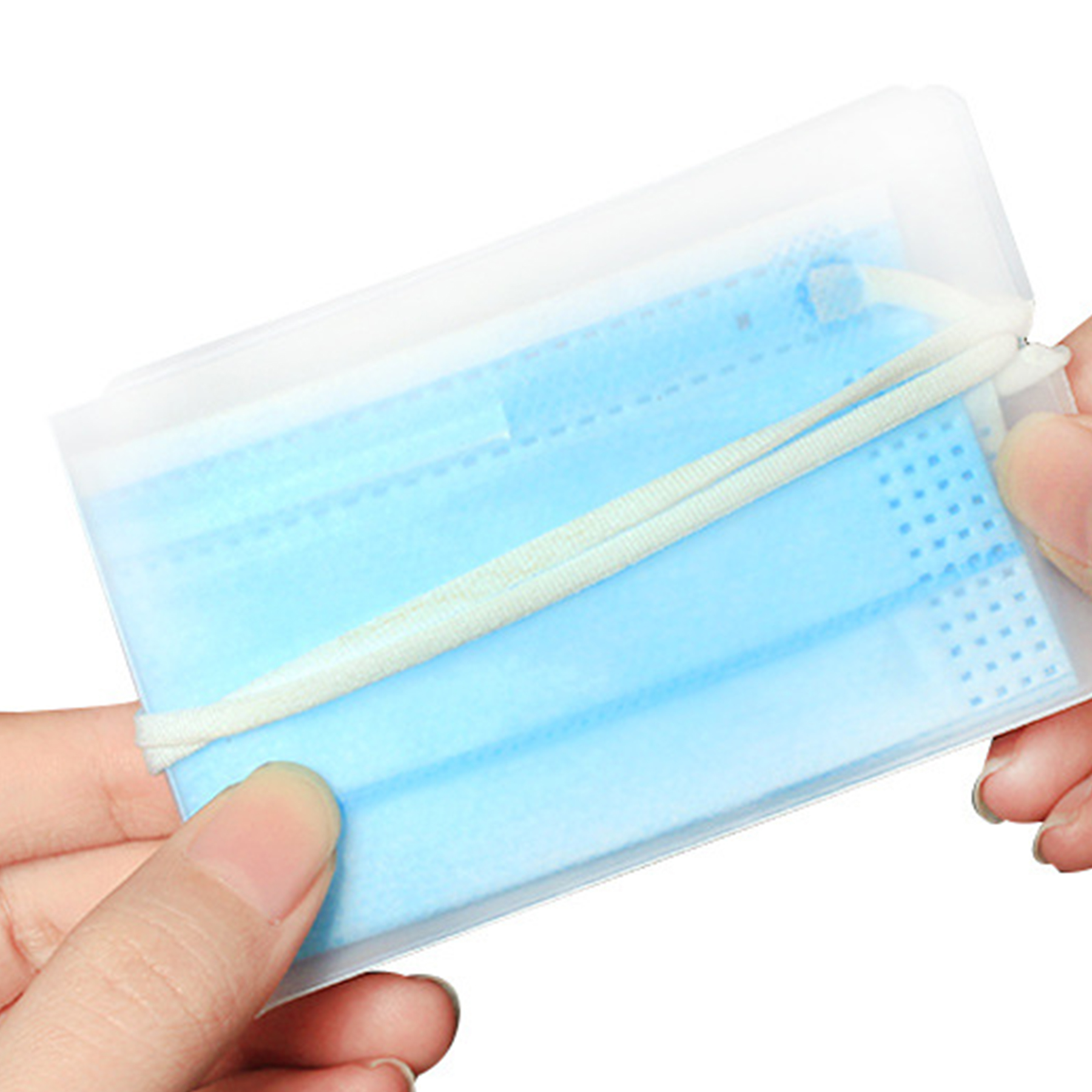 Portable Plastic Face Mask Folder 2