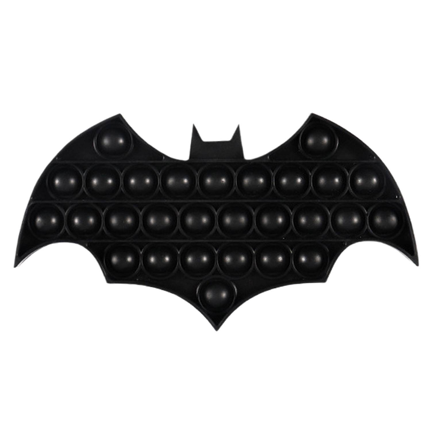Halloween Colorful Bat Shaped Push Pop Bubble Ball Toy 4