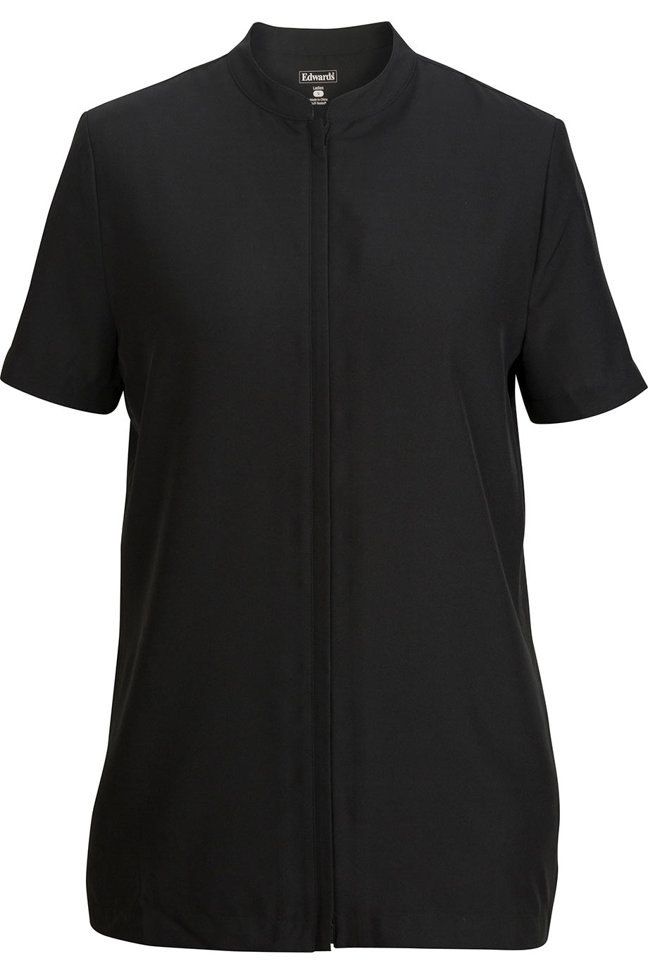 Ladies Essential Soft-Stretch Full-Zip Poly Tunic