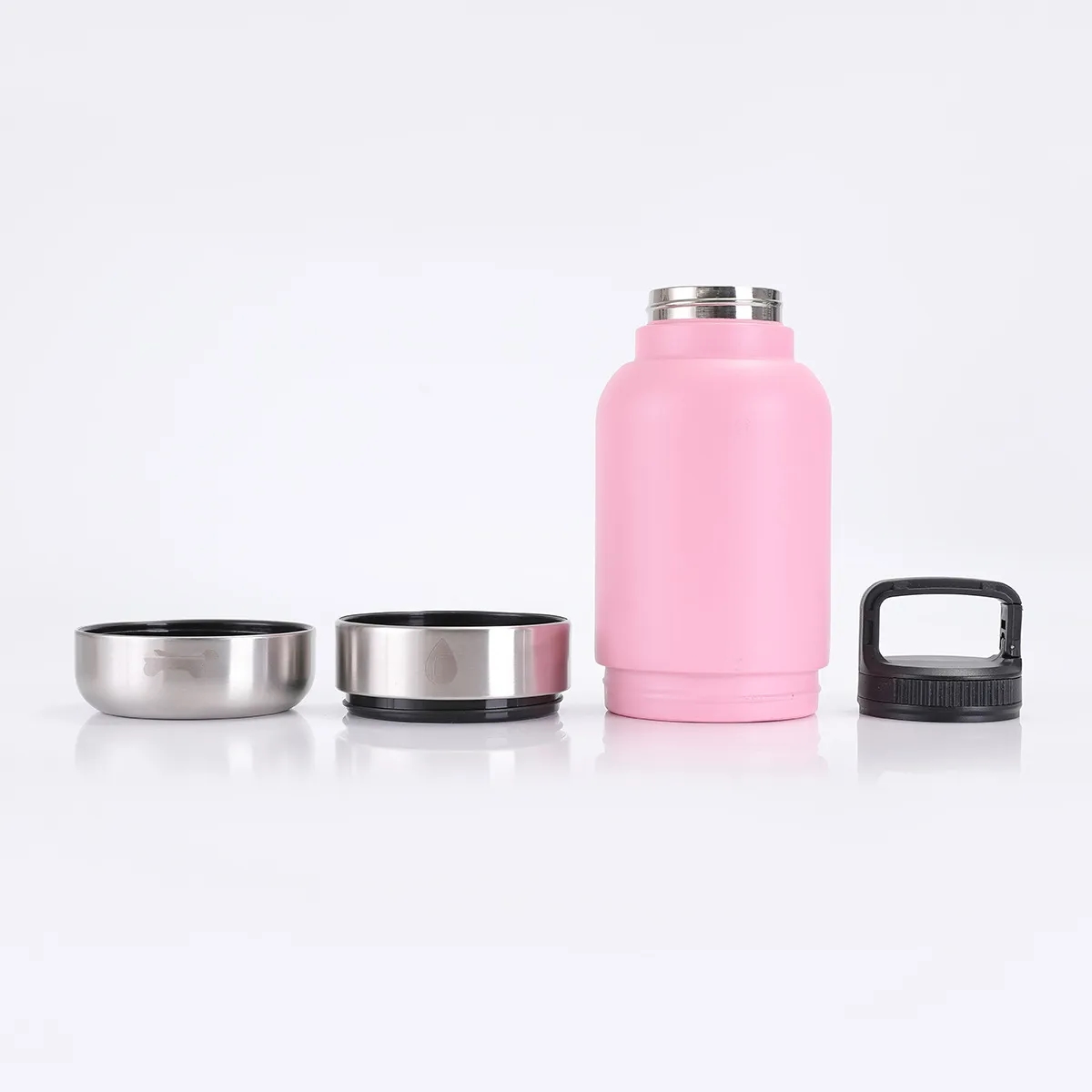 32 oz Insulated Dog Water Bottle with Bowls 3