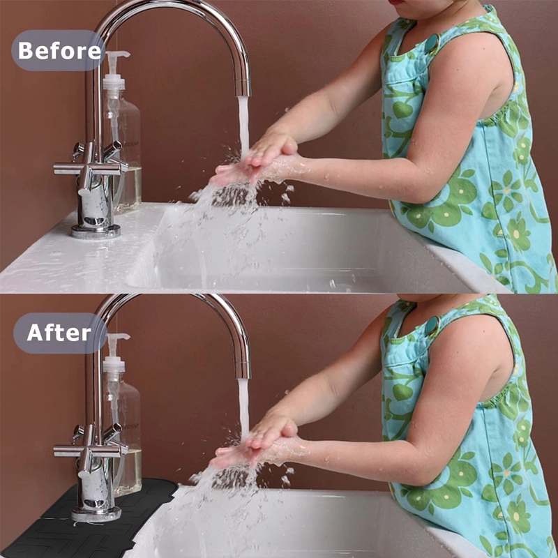Silicone Kitchen Bathroom Sink Drain Mat 4