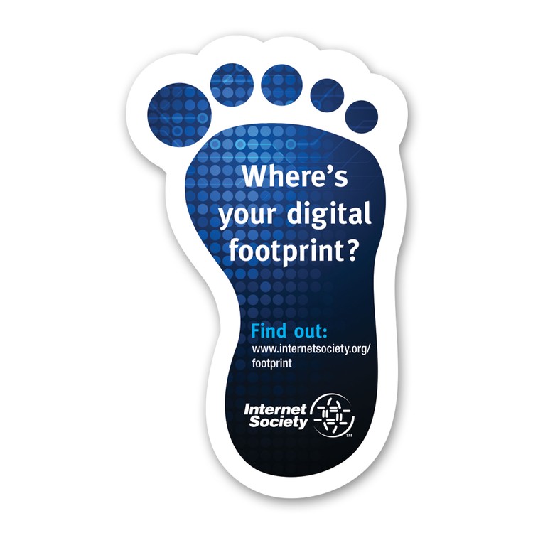 Re-Stick-It Decal (2"x3.125") Right Foot Shape