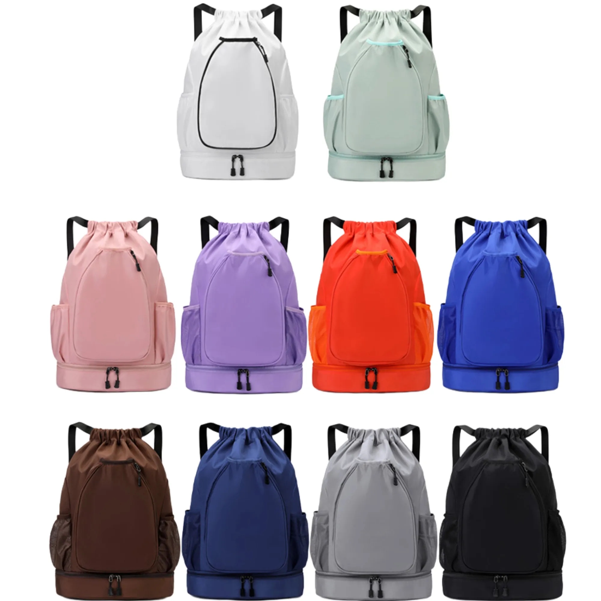 Sports Drawstring Bag Pickleball Tennis Training Backpack 6