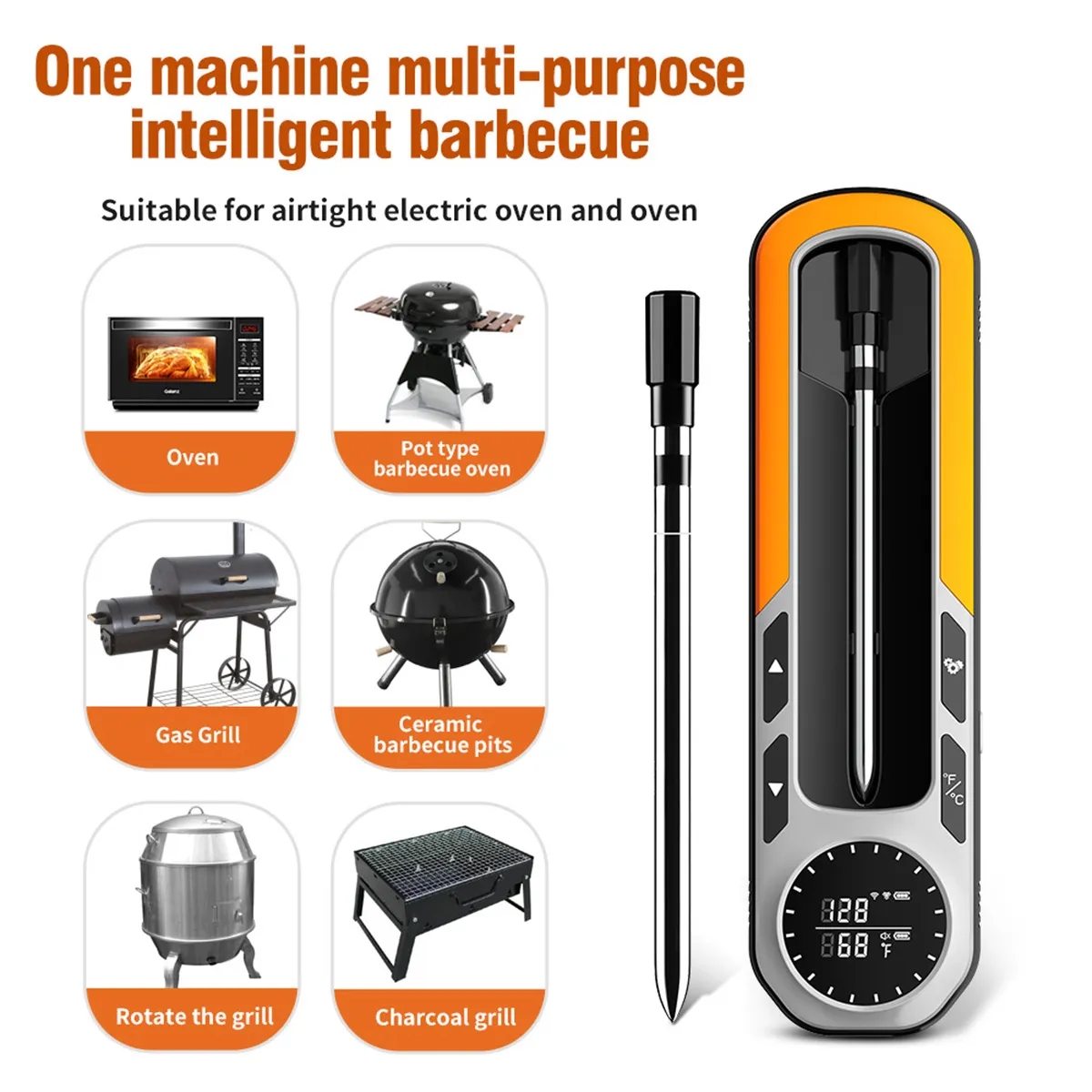WirelessBluetooth Digital Meat Thermometer 3