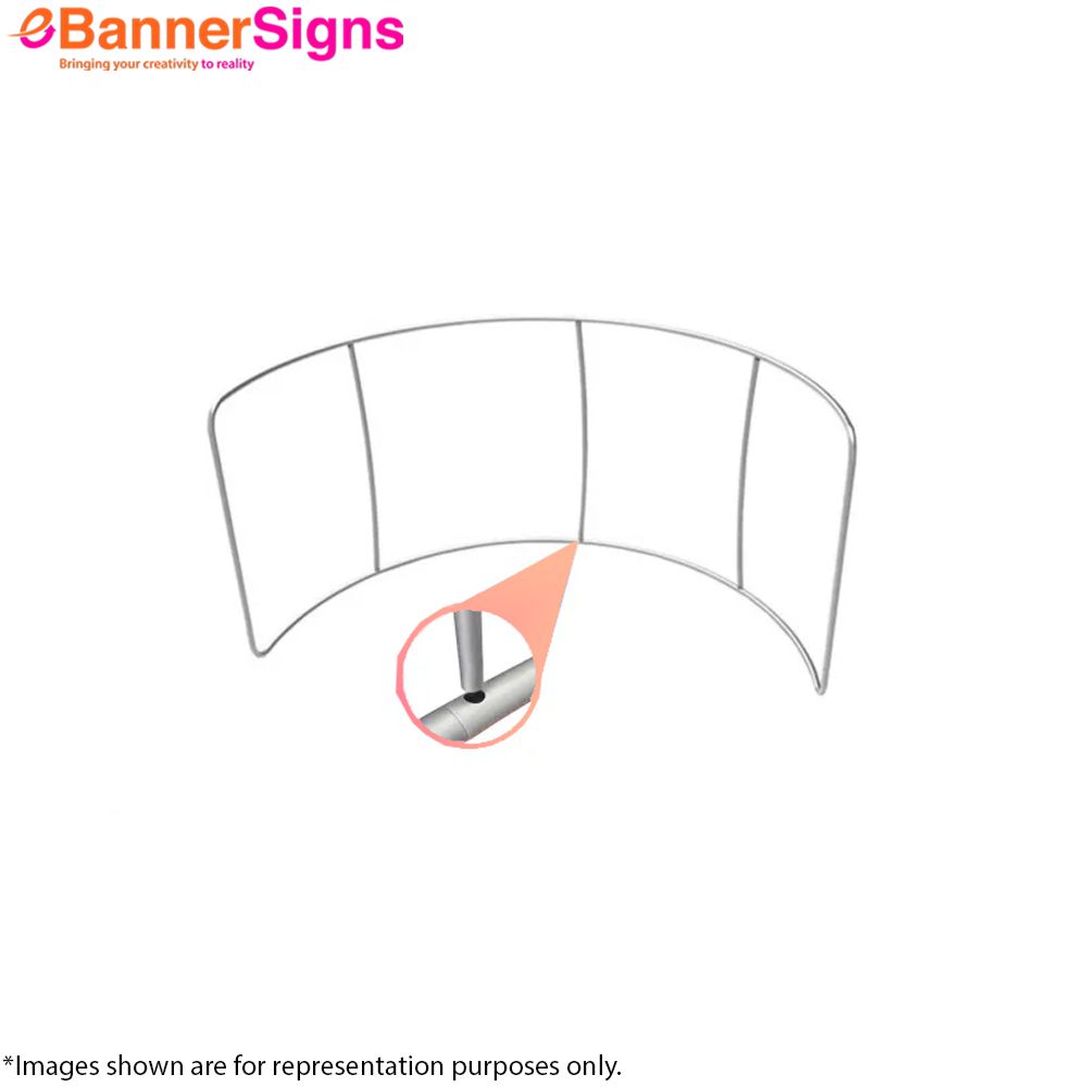 10 FT Exhibit Backdrop H2 (Graphics + Hardware) 6