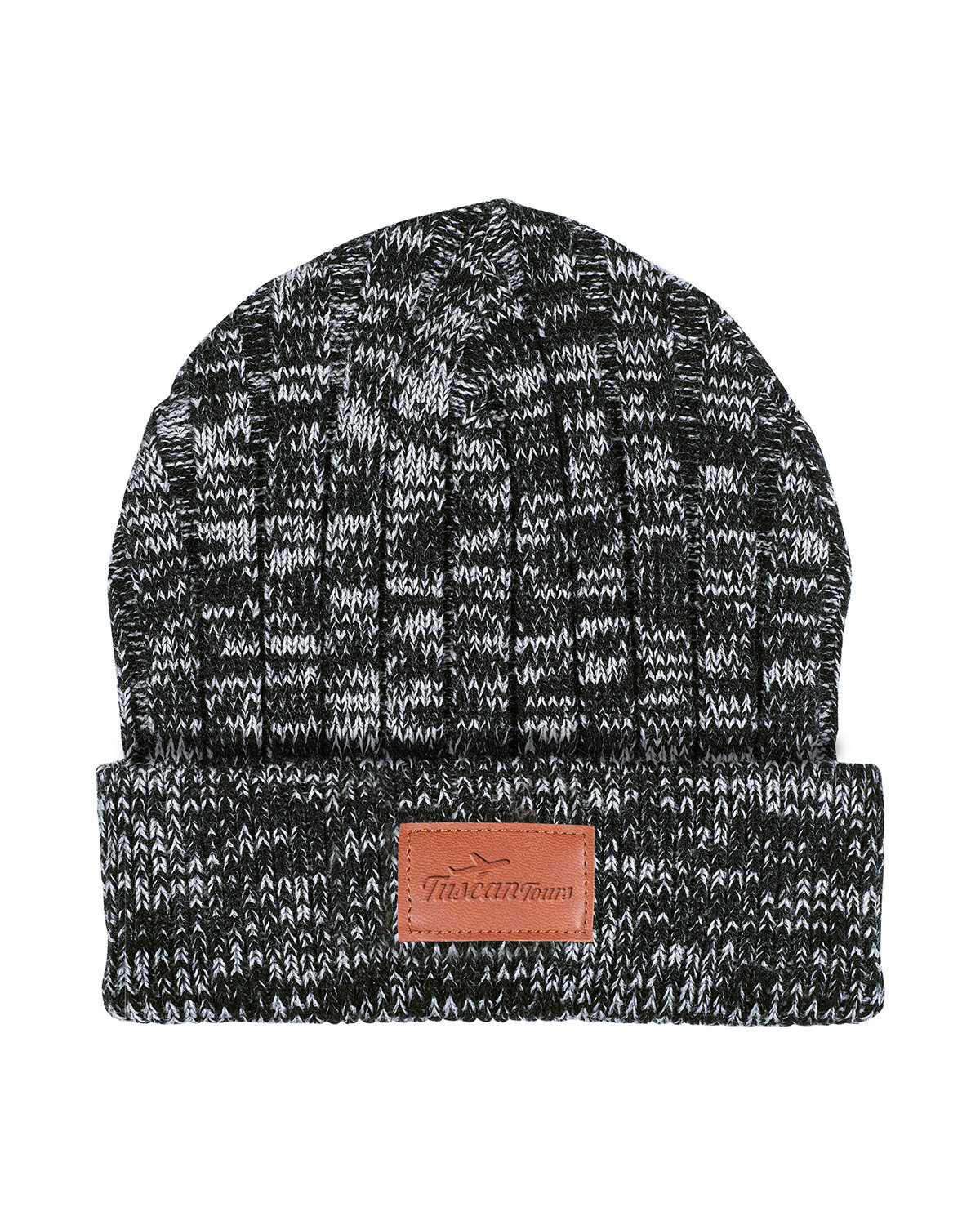 Heathered Knit Cuffed Rib Beanie 4