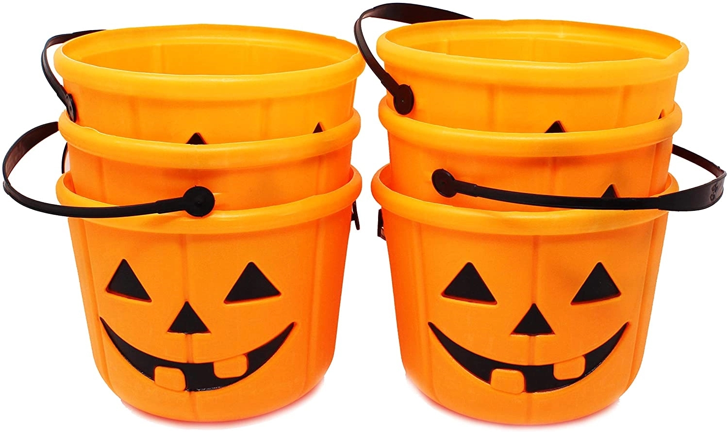 LED Plastic Halloween Gifts Candy Pumpkin Basket 2