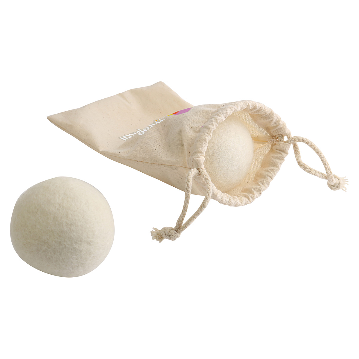 Toss 'N Dry 2-Piece Reusable Dryer Balls in Cotton Pouch 14
