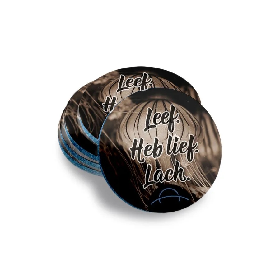 Fiberboard Coasters 6