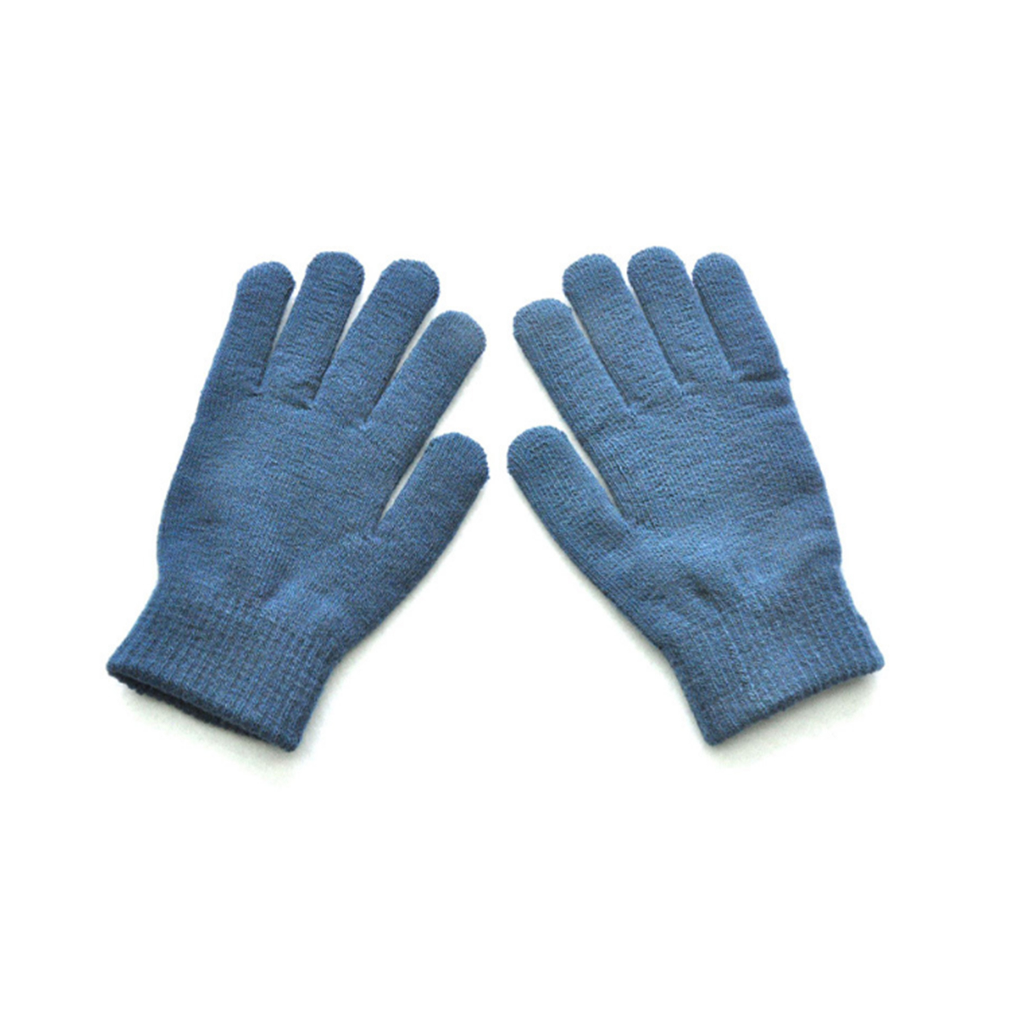 MOQ 50 PCS Stylish Winter Solid Color Knitted Gloves 10
