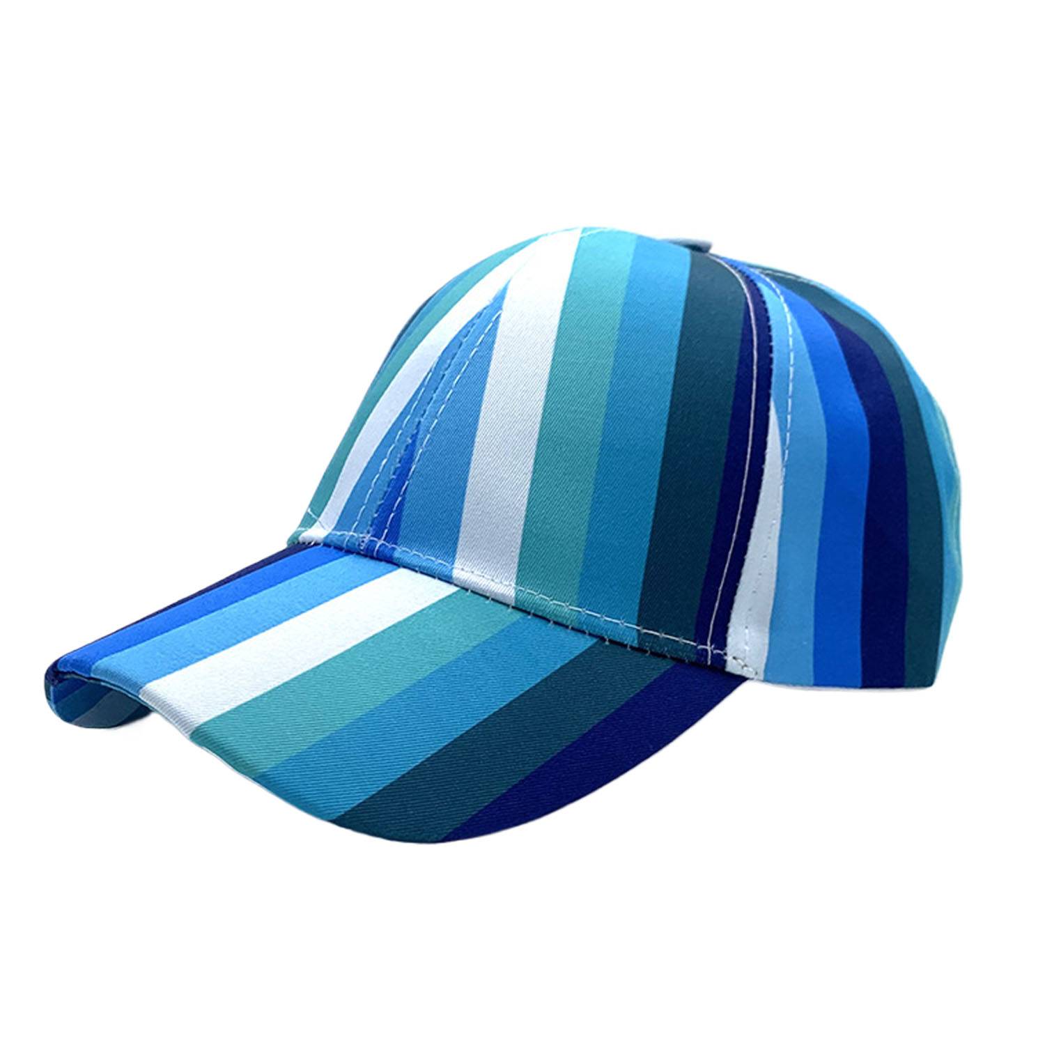 Rainbow Stripe Baseball Cap 2
