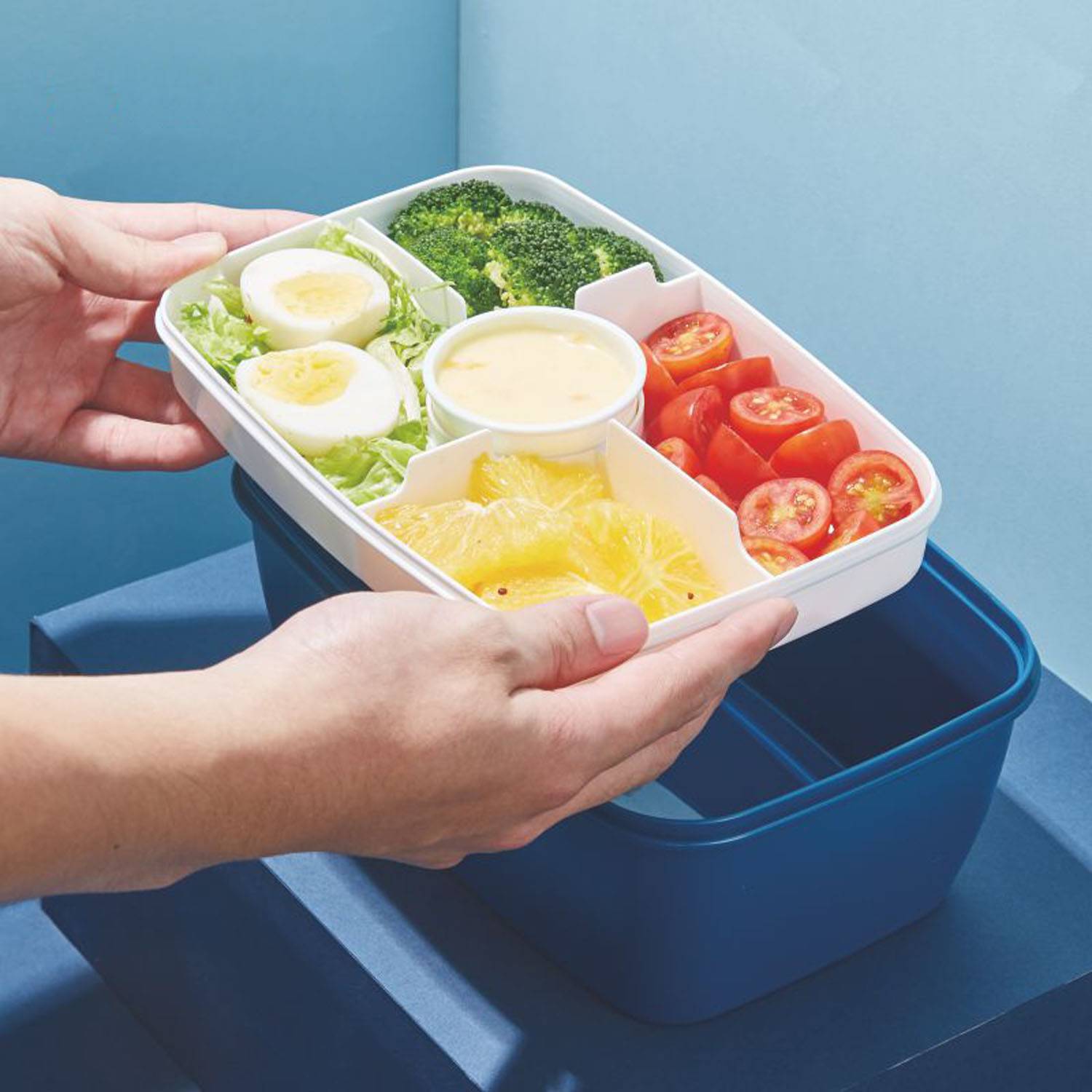 Large Capacity Multi-Compartment Safe PP Lunch Box 9