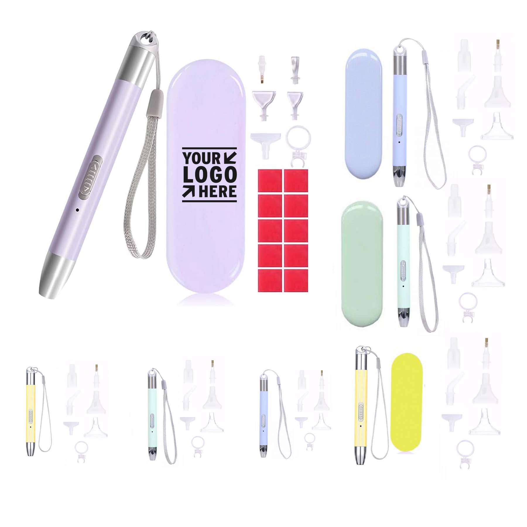Diamond Painting Drill LED Pen Replacement Heads Magnifier Storage Case for DIY Crafts Tools 2