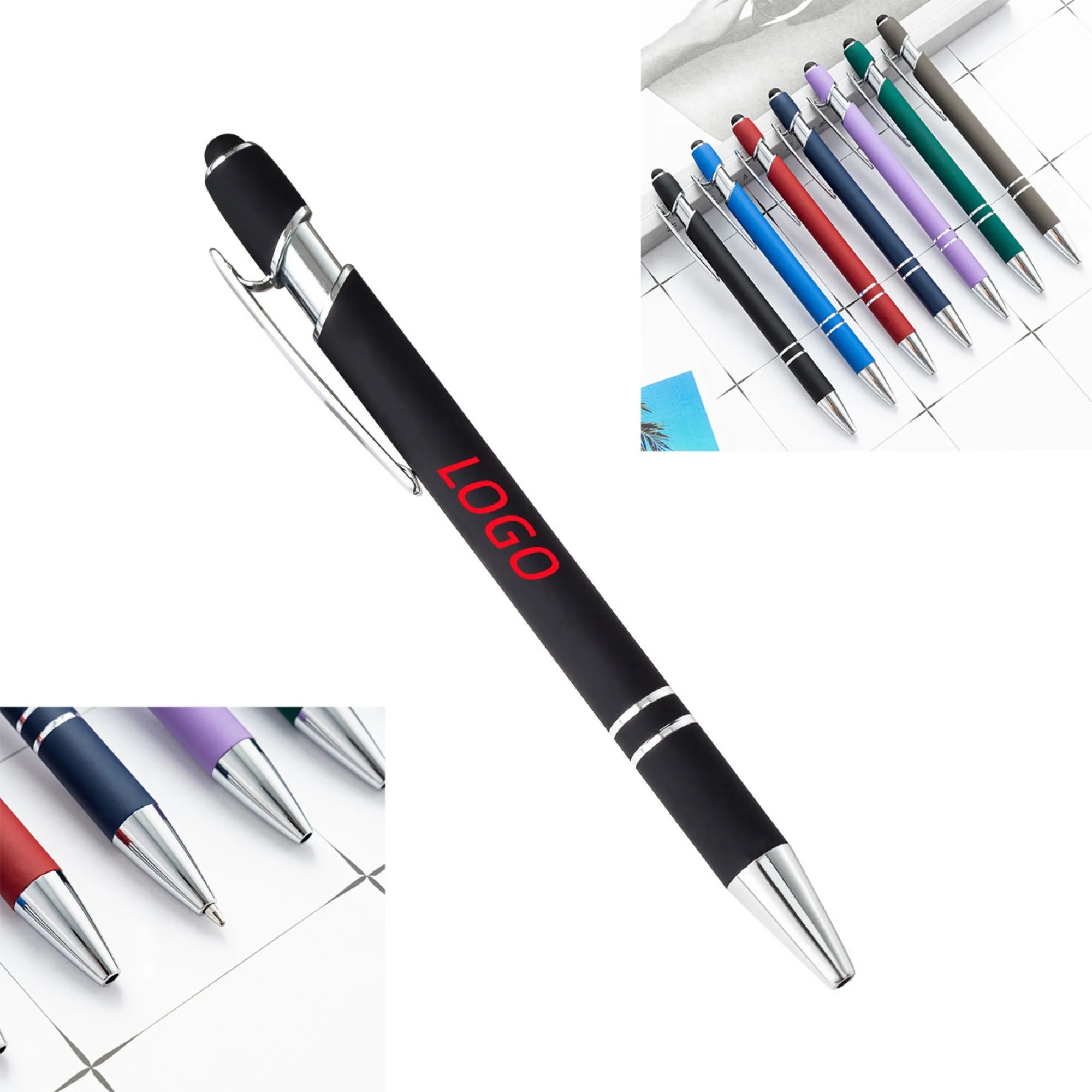 Moq 50 Soft Touch Metal Ballpoint Pen 4