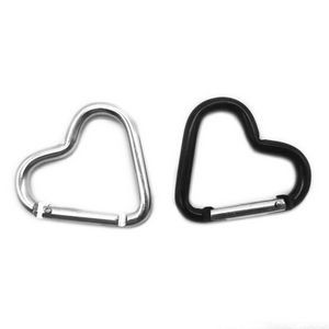 Heart-Shaped Aluminum Carabiners For Outdoor Adventures 18