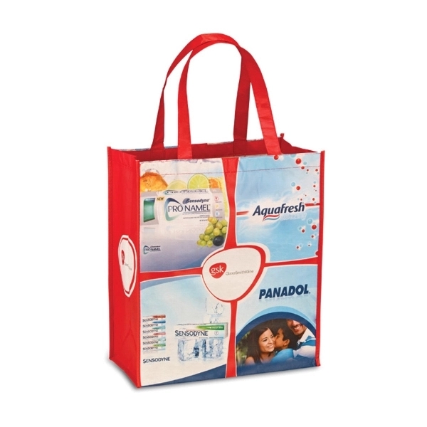 RPET Reusable Tote Bag 14"W x 16"H x 8" Gusset 2