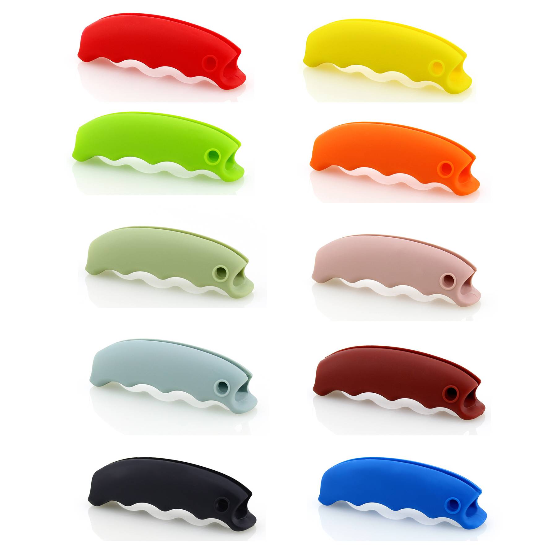Silicone Handle Plastic Bag Holder Carrier For Shopping 4