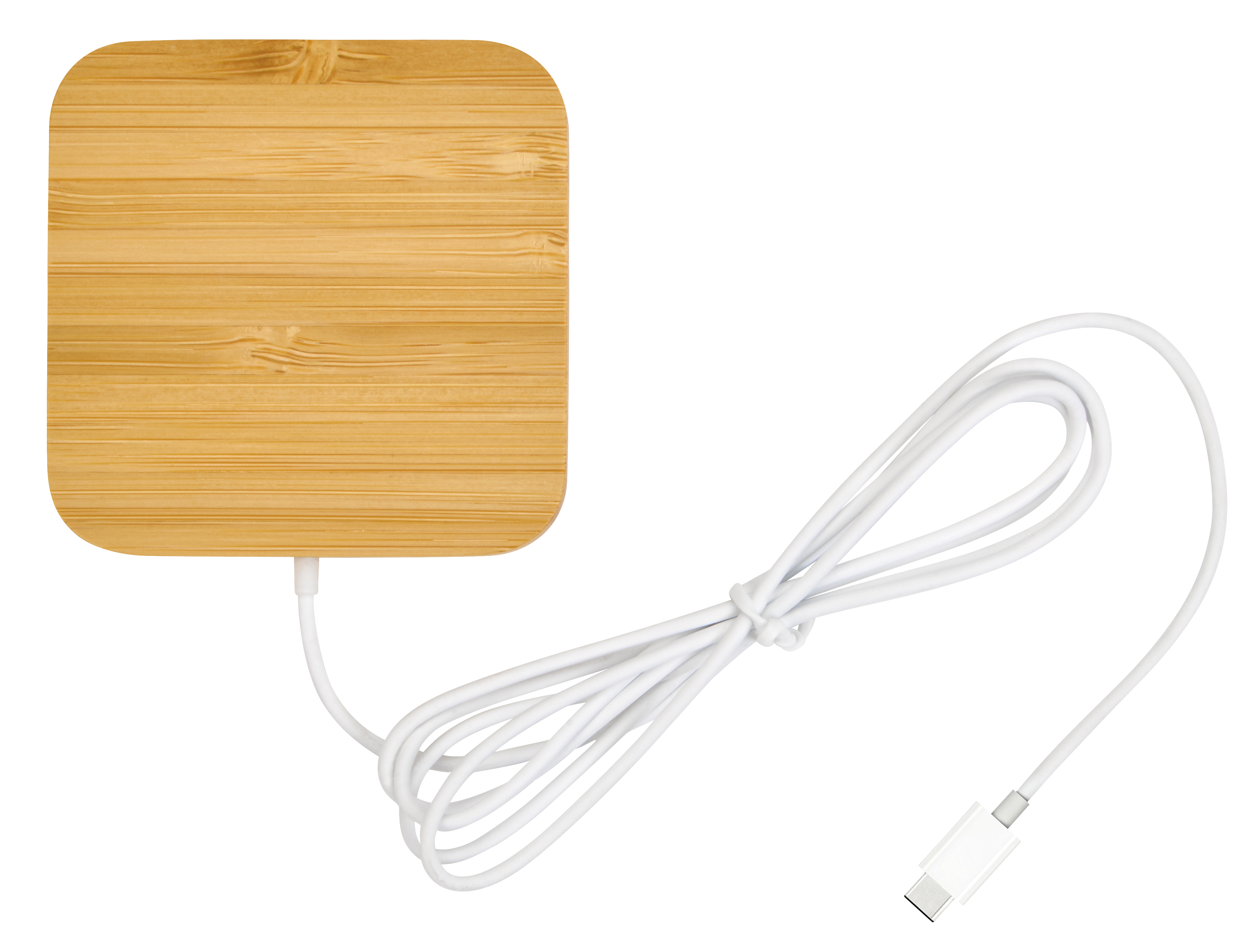 Good Value™ Bamboo Magnet-Hold 15W Wireless Charger 17