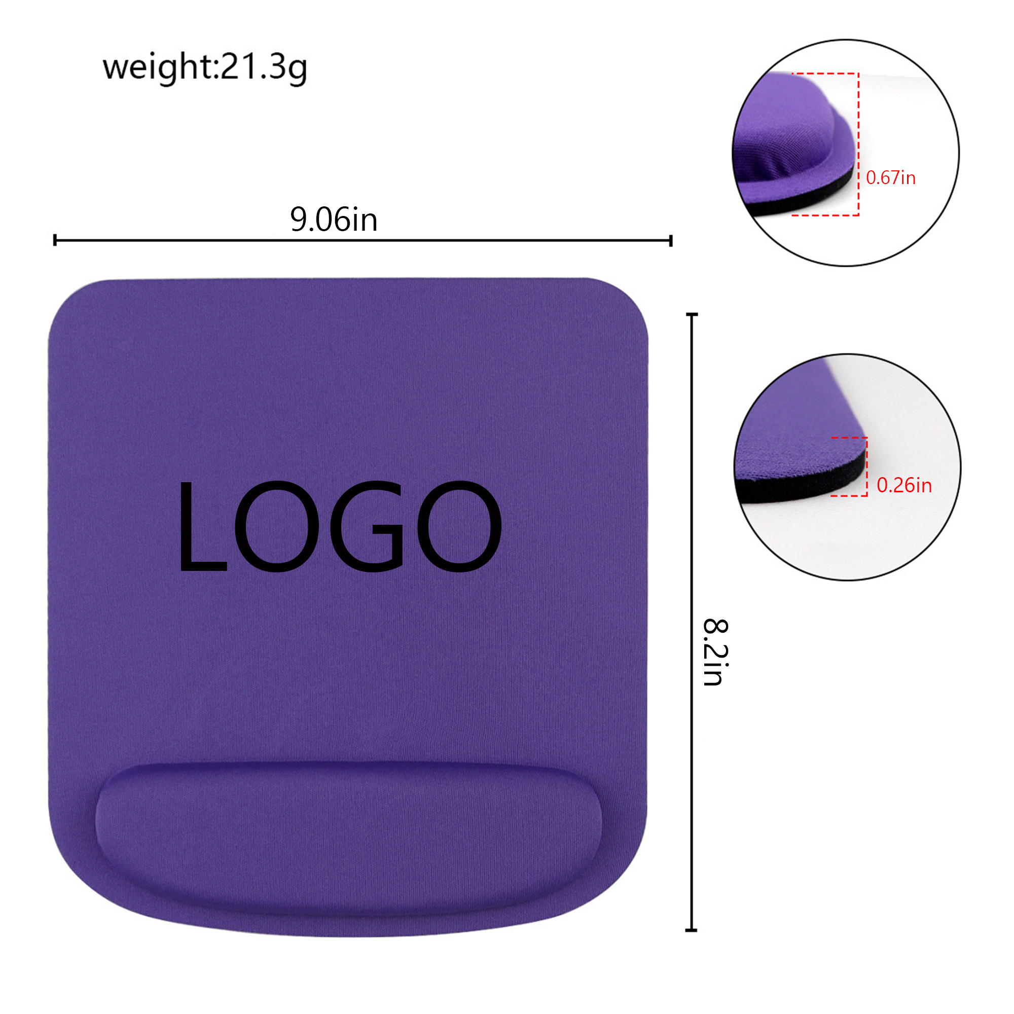 EVA Wrist Mouse Pad 3