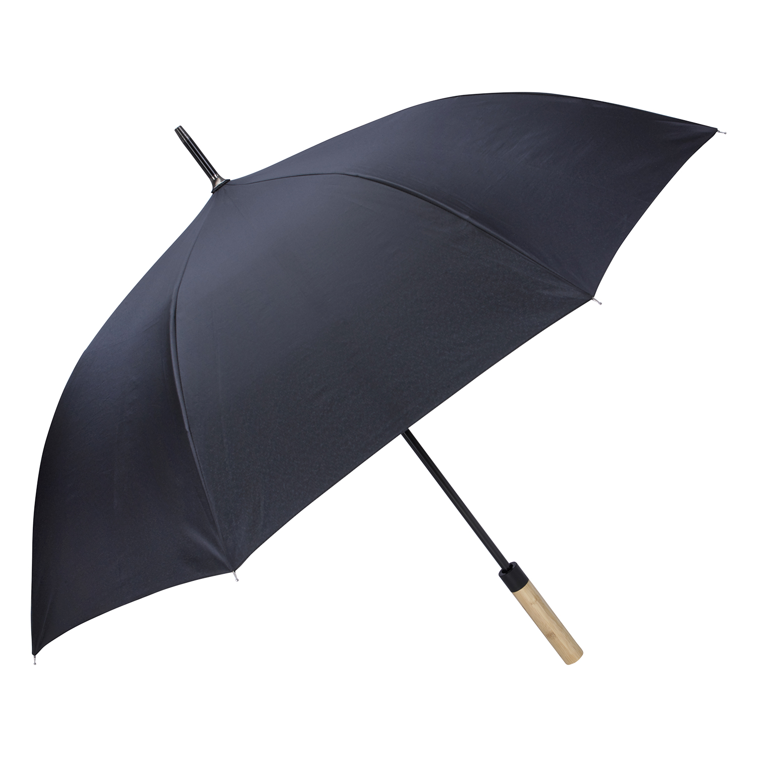 Shed Rain™ 50" RPET Bamboo-Handled Auto-Open Stick Umbrella 12