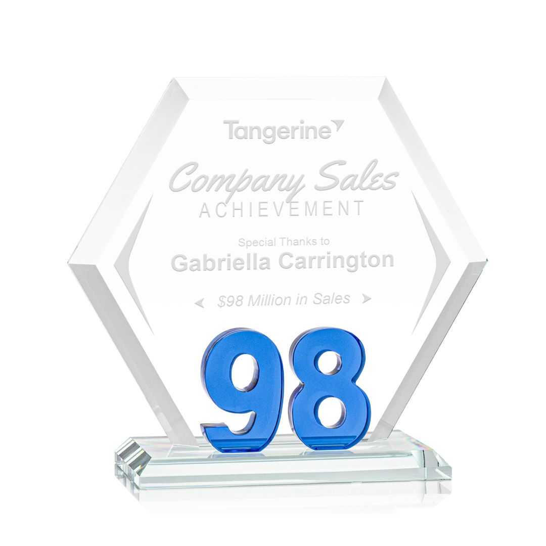 Riviera Milestone Award - Blue 8