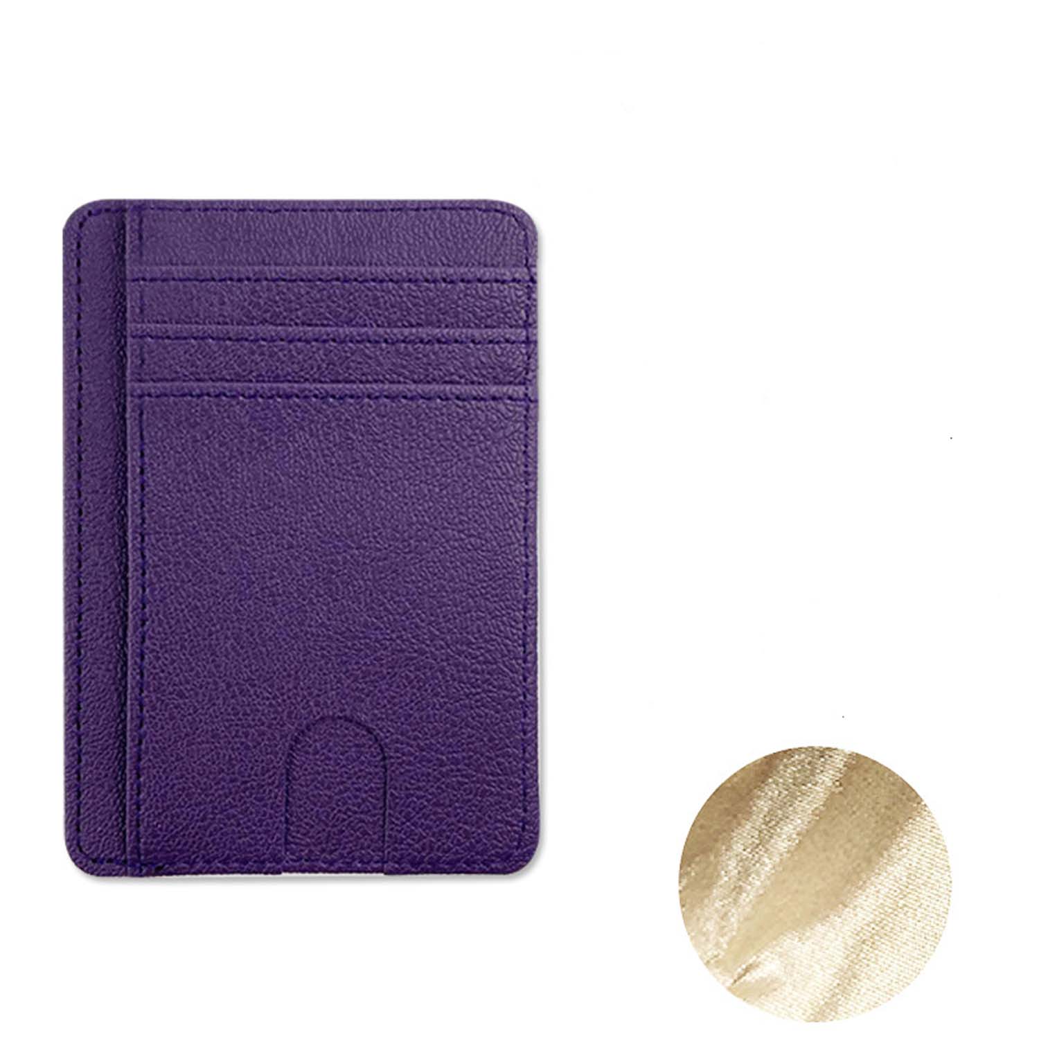 PU Leather RFID Card Holder Wallet 2