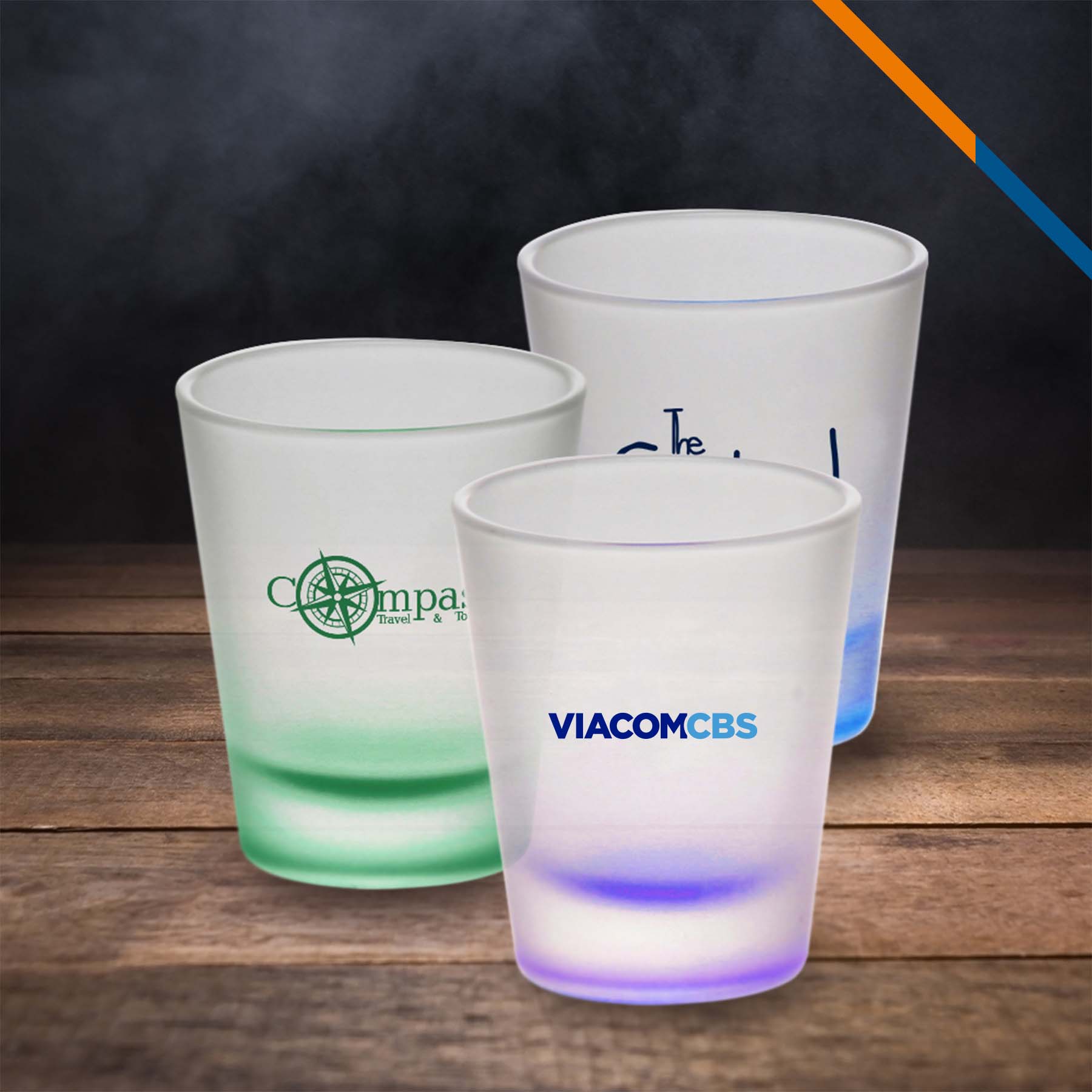 Kilby Frosted Shot Glasses - 1.75 OZ. 2