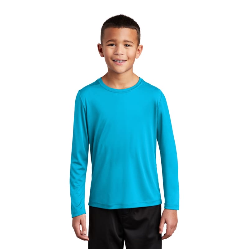 Sport-Tek Youth Posi-UV Pro Long Sleeve Tee. 16