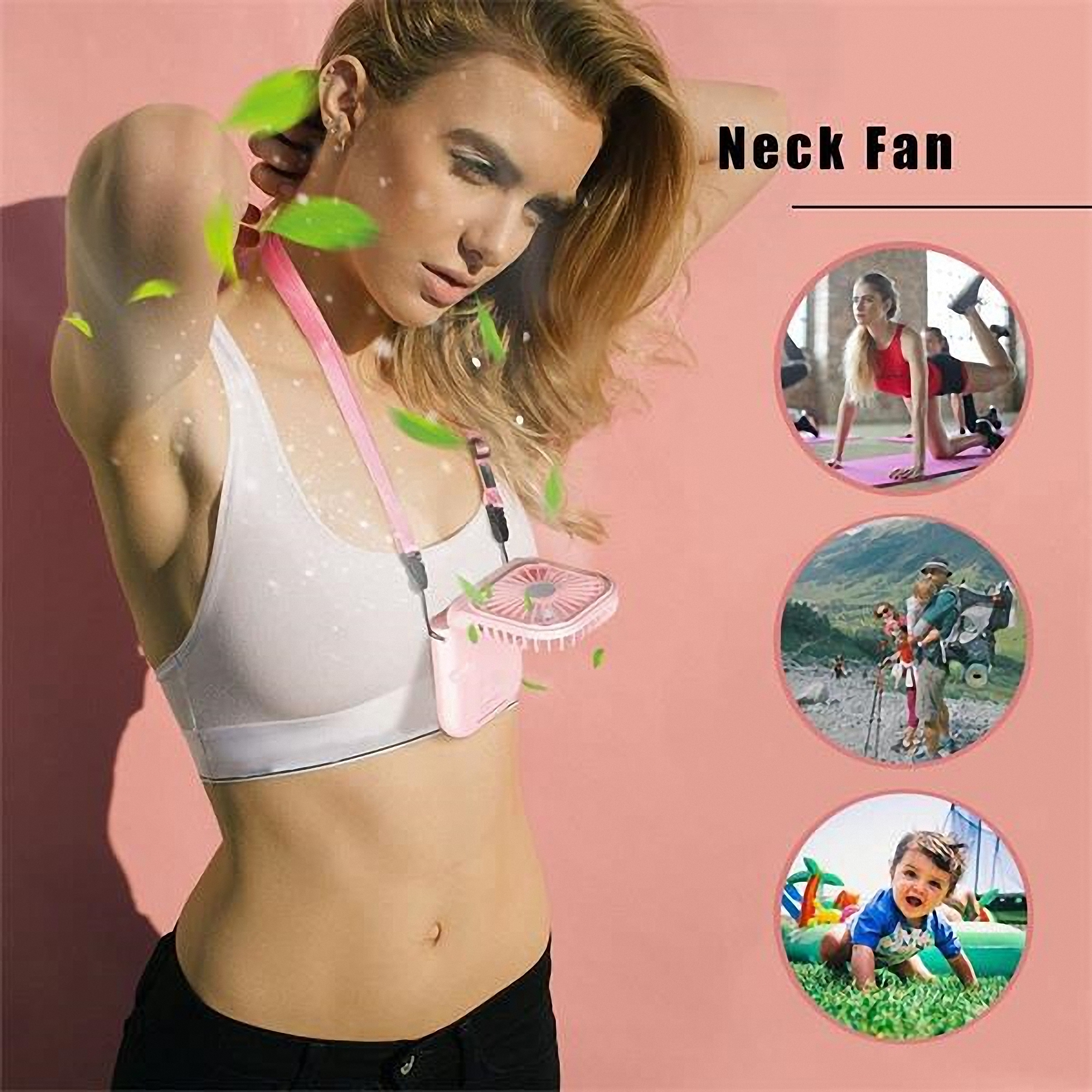 Portable Mini Fan with Multiple Functions and Foldable Design 4