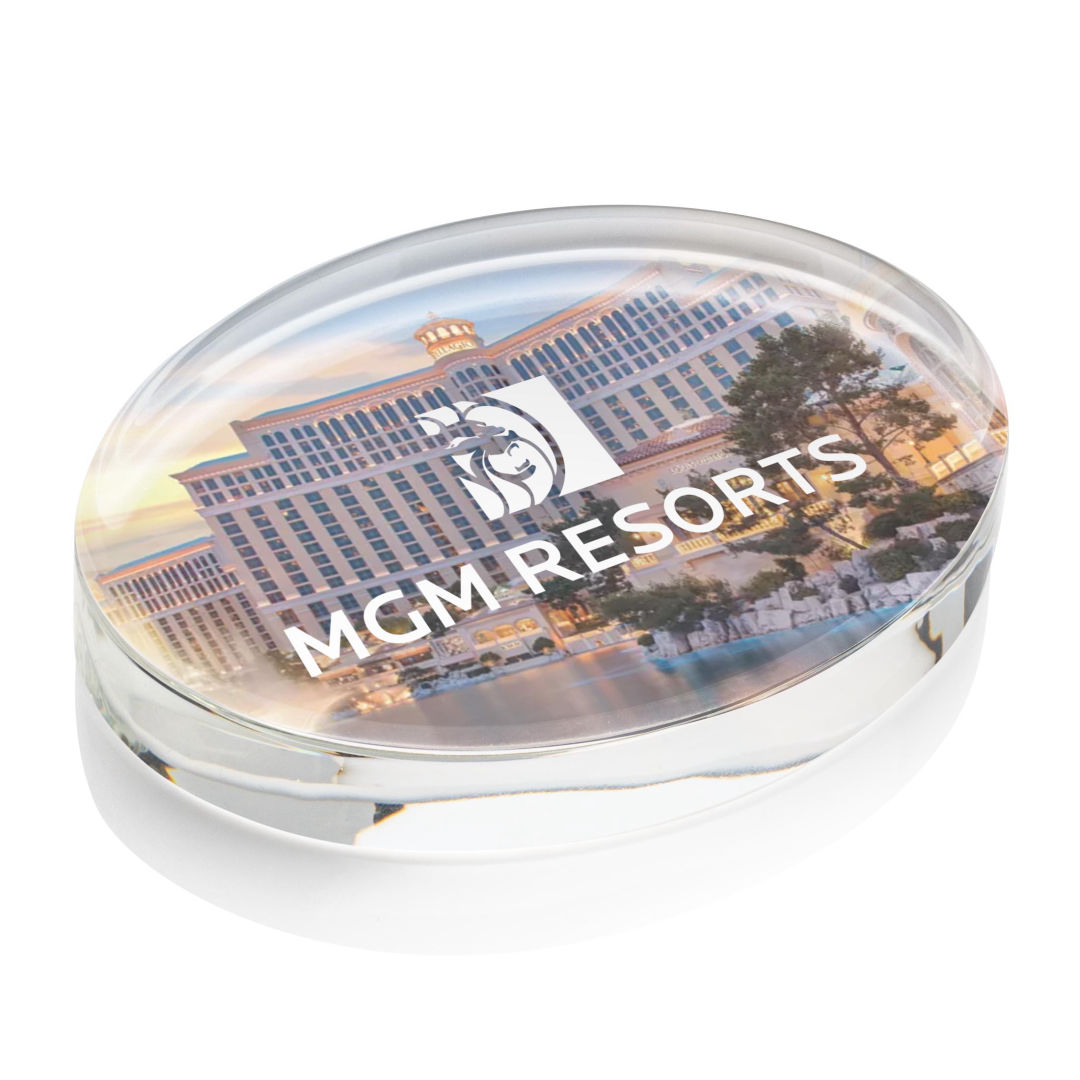 Logan Oval VividPrint™ Paperweight 5