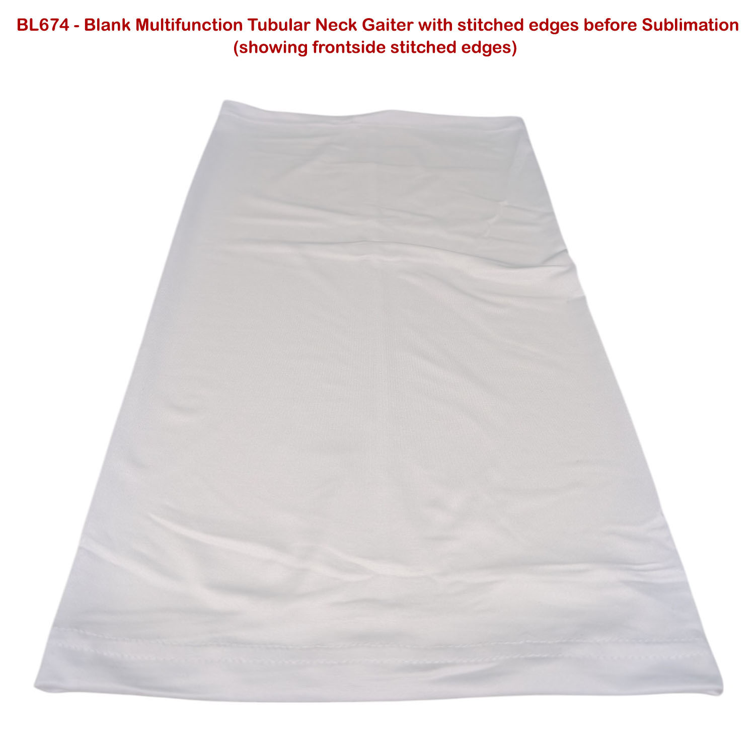 "Survivor" Themed Sublimated Neck Gaiters, Moisture wicking fabric, 4way stretch, hemmed 5