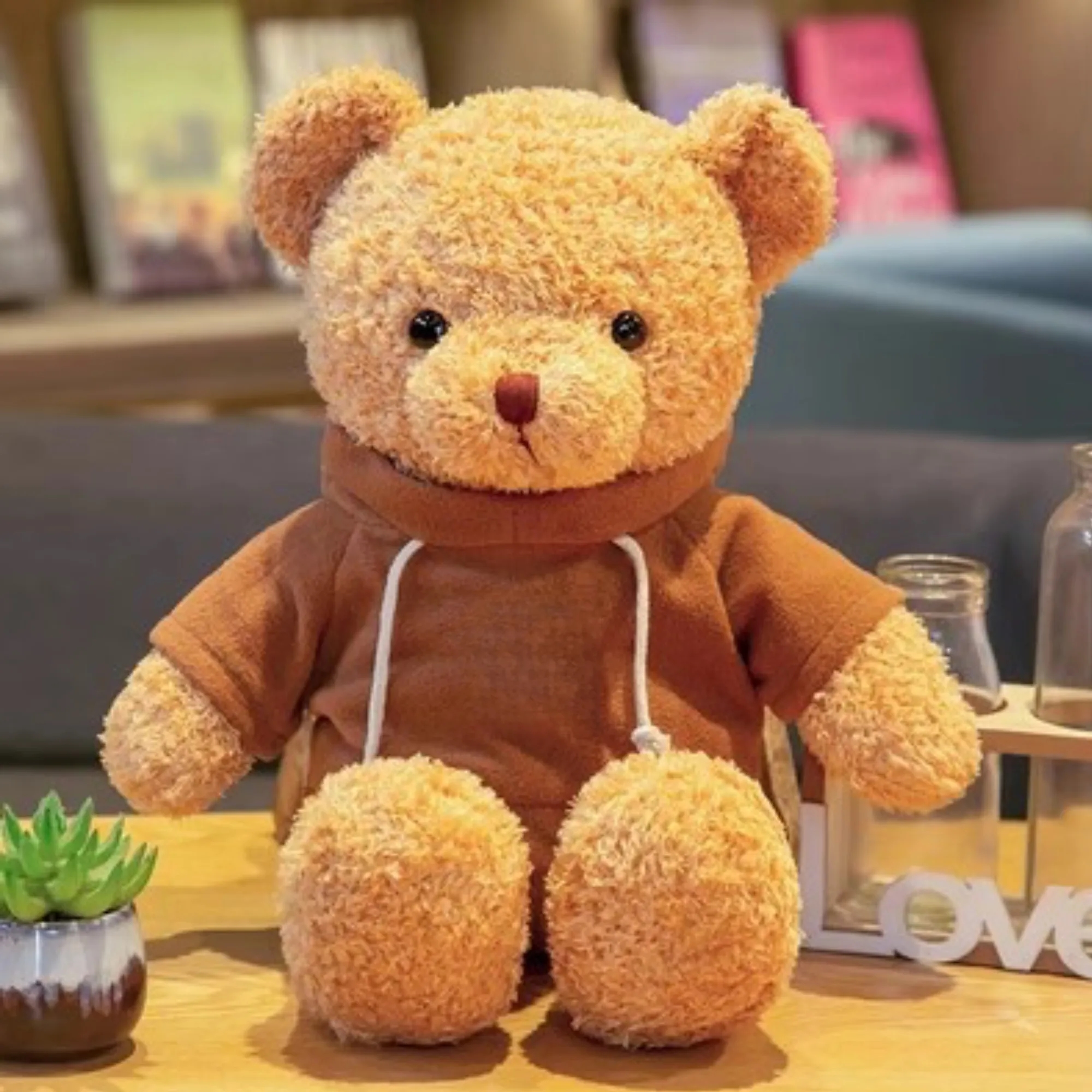 Classic Teddy Bear Plush Toys With Hoodies 3