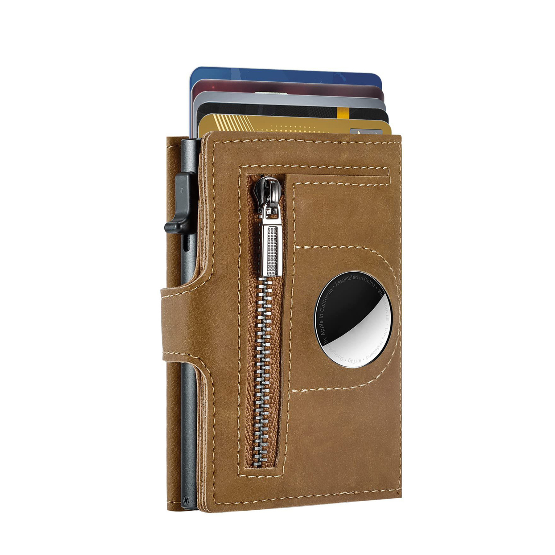 Genuine leather RFID anti-theft card holder 3