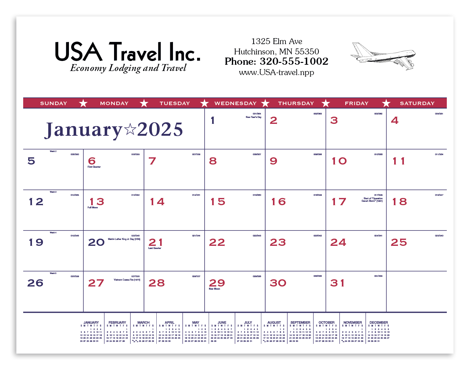 Triumph® Calendars Patriotic Desk Pad 2