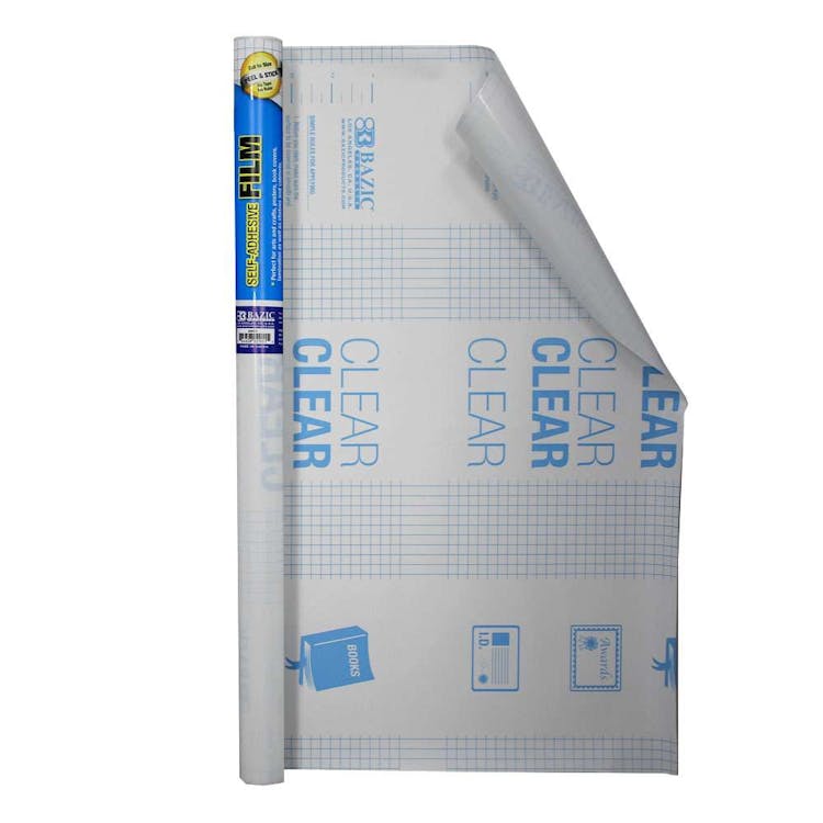 Self Adhesive Book Covers - Clear 18" X 1.5 Yard 2