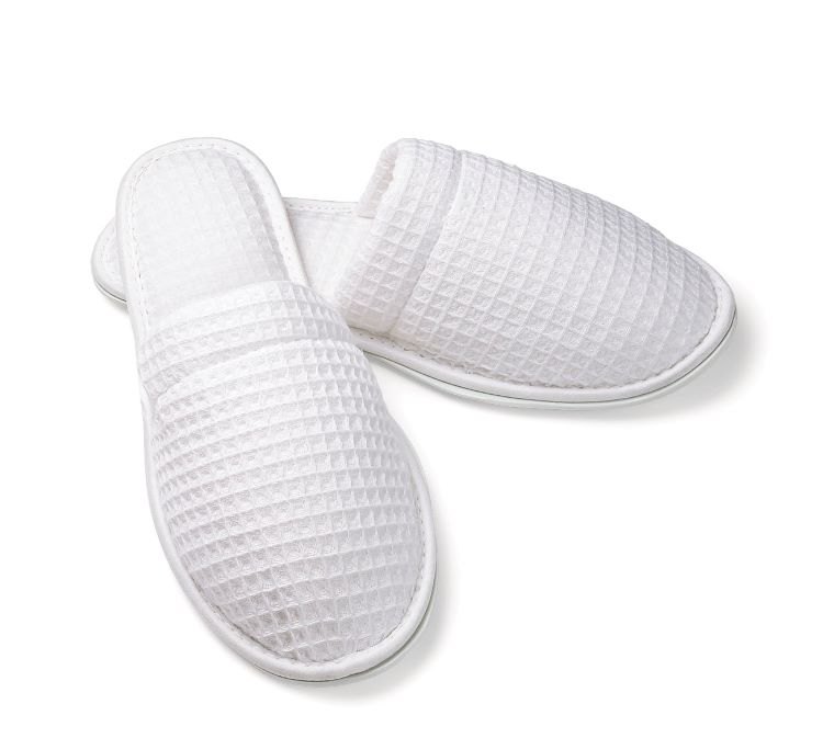 Woman's Closed Toe Waffle Slipper 2