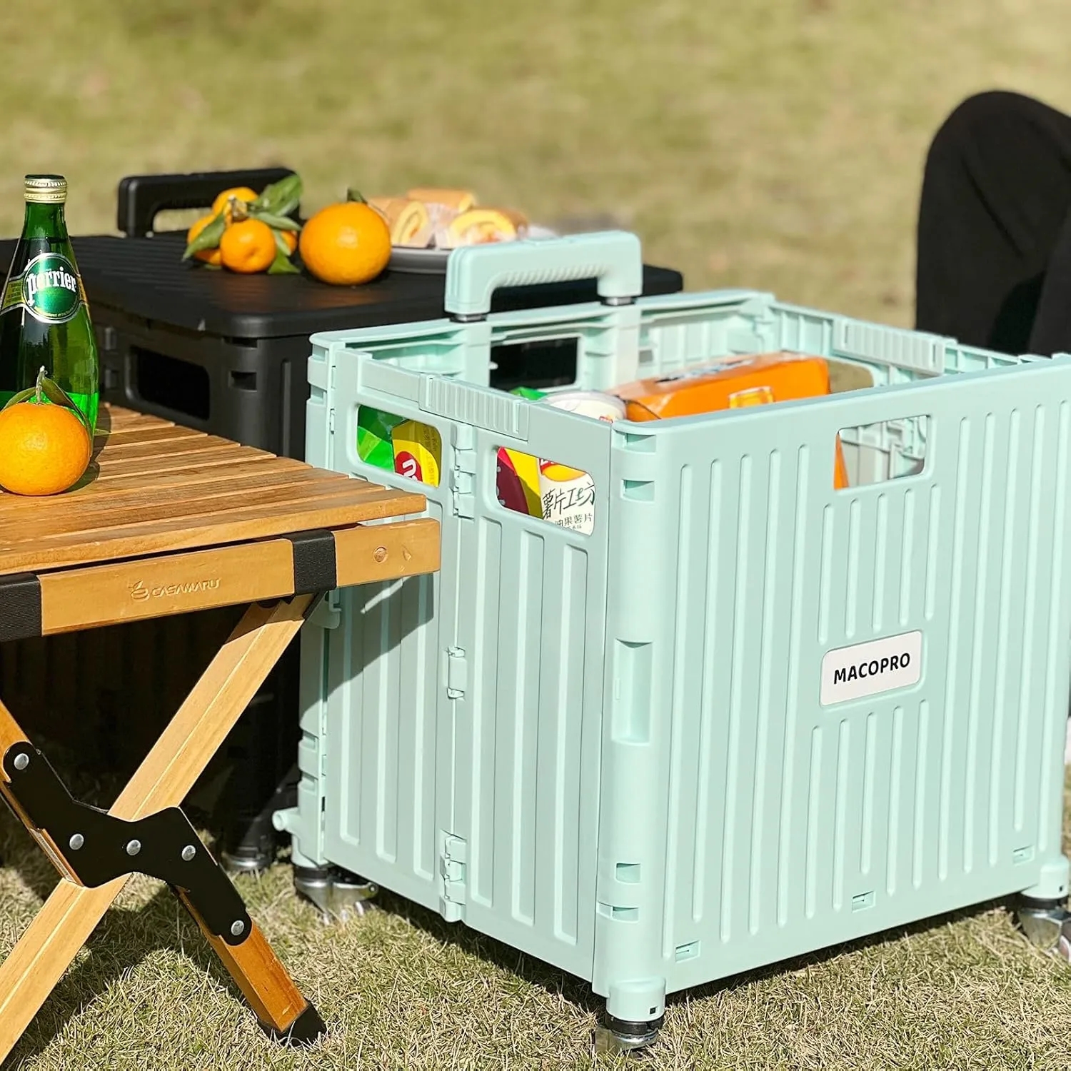 20L Rolling Crate Handcart 11