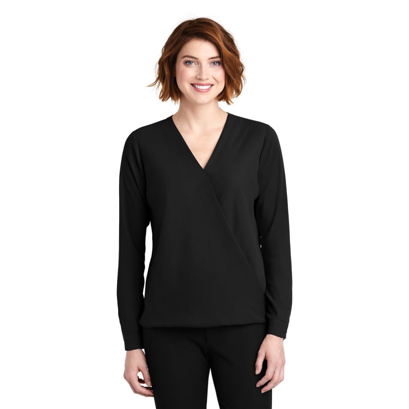 Port Authority Ladies Wrap Blouse. 23