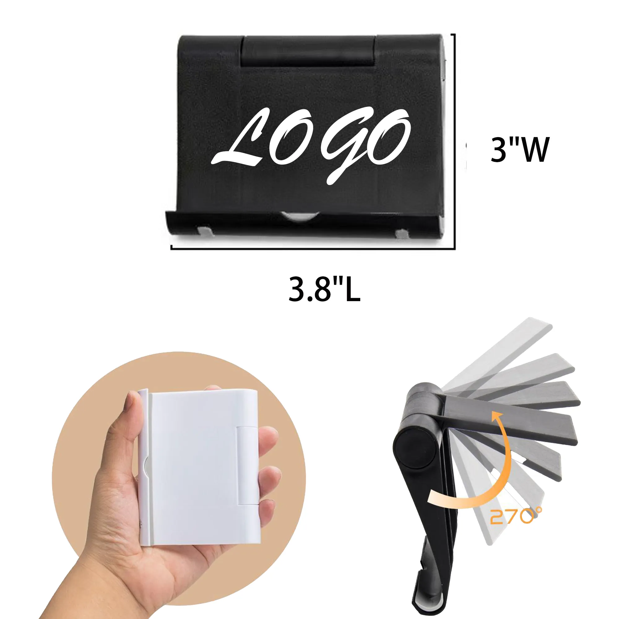 Desktop Portable Foldable Tablet Phone Stand Adjustable 3