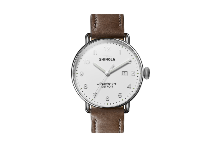 Shinola The Canfield Leather Strap Watch 1