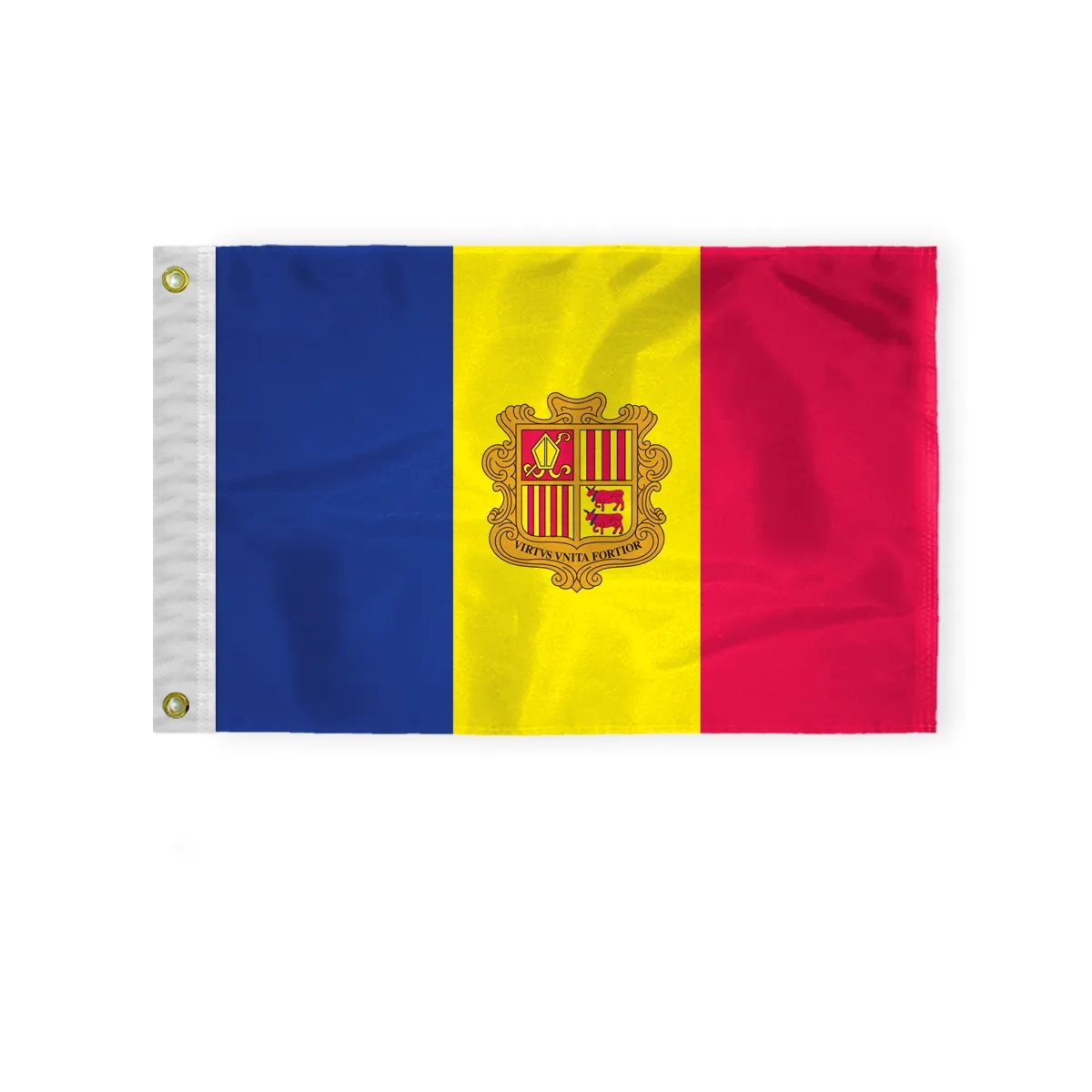 World Flag - Andorra with Seal 8