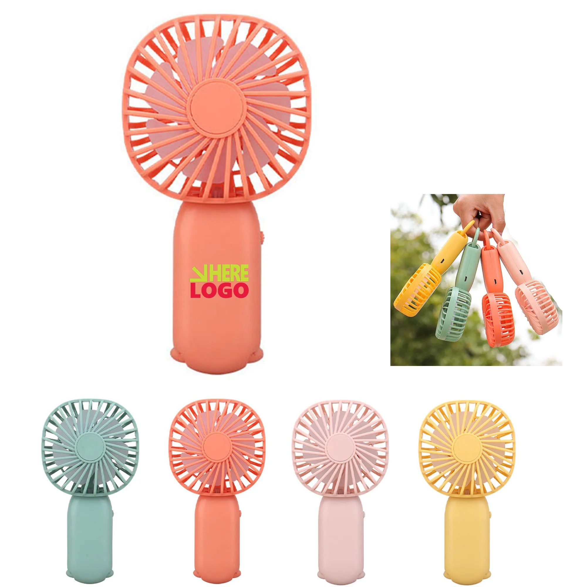 Hand Held USB Rechargeable Fan 2