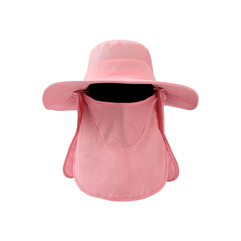 Travel Mesh Sun/fishing Hat With Neck Cape wide brim, face & neck flap 7