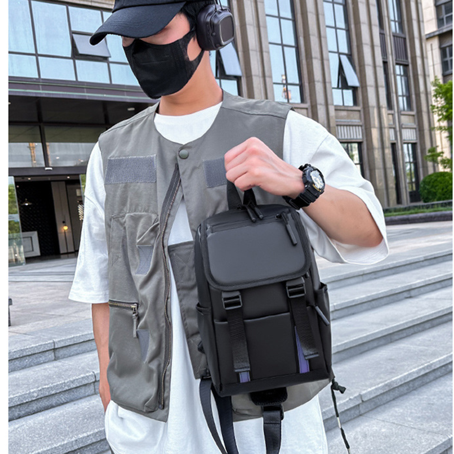 Travel Hiking Daypack Chest Bag 5