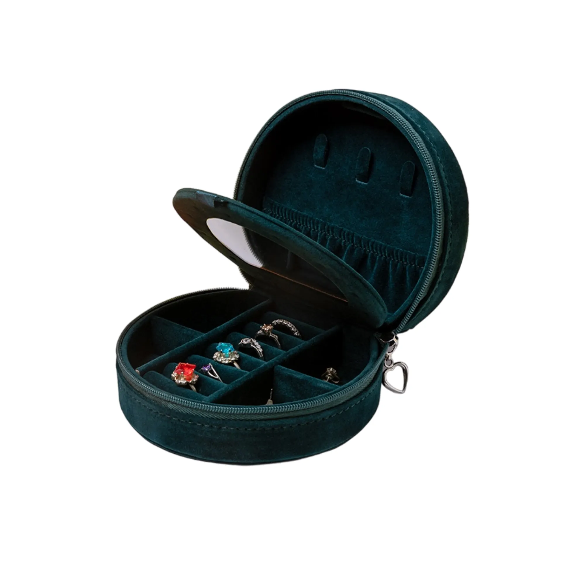 Portable Suede Jewelry Box 3